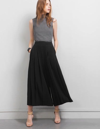 Women's Double Layered Hakama Pants